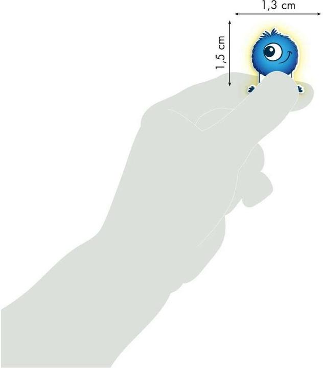 Actual product image My Mandarine Phospho Monster motif stickers