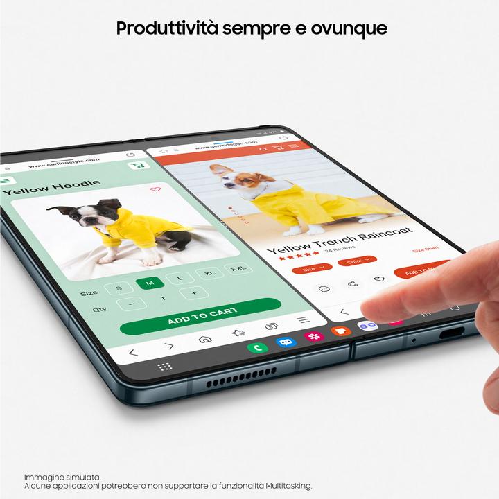 Actual product image Samsung Galaxy Z Fold4 (256 GB, Beige, 7.60", SIM + eSIM, 50 Mpx, 5G)