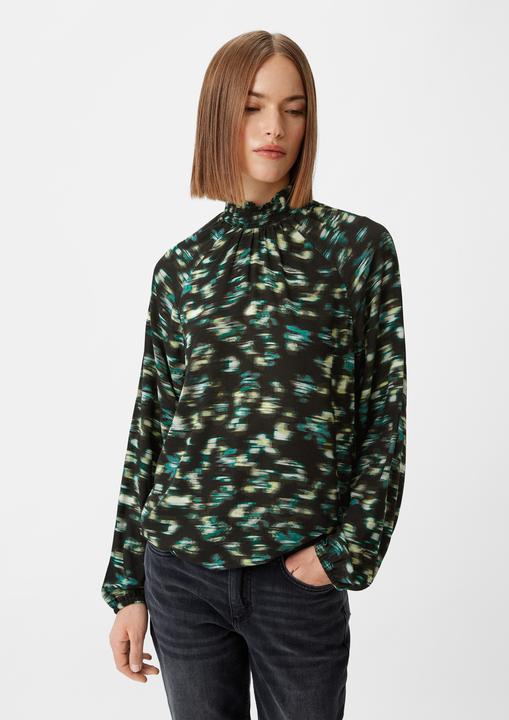 Image du produit Comma Bluse Bluse mit Rüschenkragen (44)