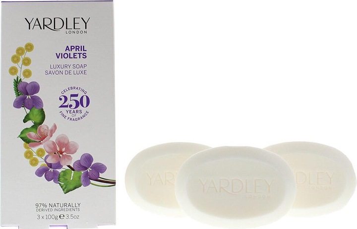 Produktbild Yardley April Violets (Hartseife, 100 ml)