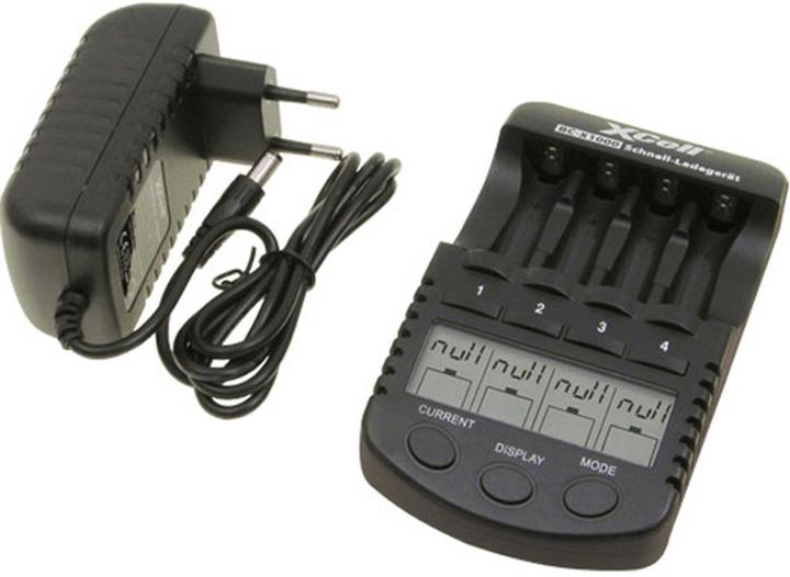 Actual product image XCell Quick Charger BC-X1000 Digital LCD (2 pcs., AA, AAA, Chargers without battery)