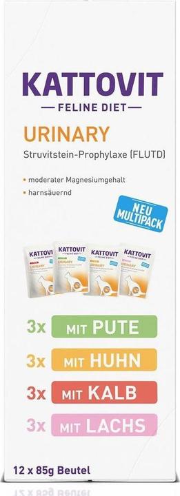 Actual product image Kattovit Urinary (Adult, 12 pcs., 1020 g)