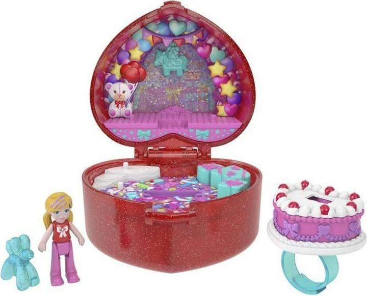 Polly Pocket Mattel 80th Anniversary Ruby Red Ring Box