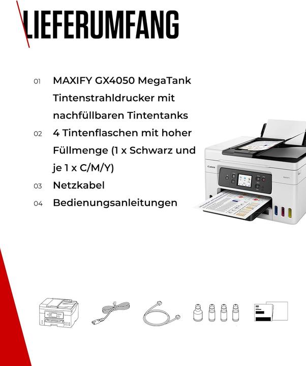 Productafbeelding Canon Maxify GX4050 (Inktreservoir, Kleur)