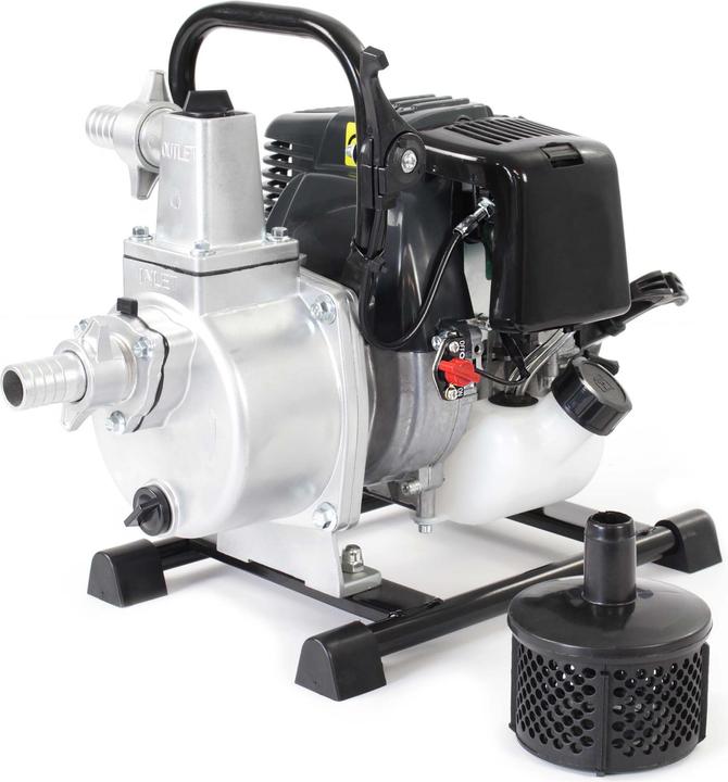 Wiltec Pompa dell'acqua a benzina (Pompa da giardino)