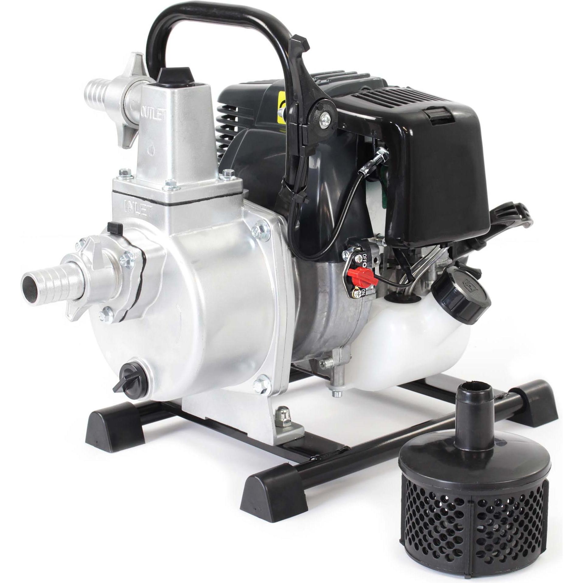 Wiltec, Wasserpumpe, Benzin Wasserpumpe 1kW 8000l/h 6500U/min Gartenpumpe Motor Entwässerung (Gartenpumpe)