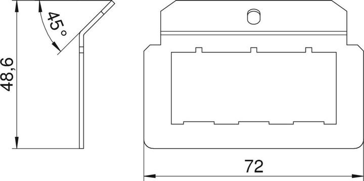 Actual product image OBO Bettermann Support plate with 3 x hole pattern type E, A2, 7407832