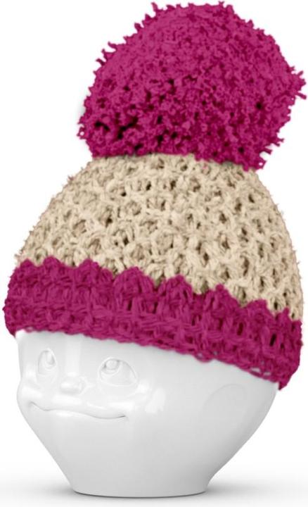 Produktbild 58 Products Eierbecher Mütze Elfenbein / Fuchsia (1 x)