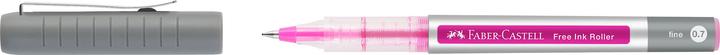 Actual product image Faber-Castell Free Ink rollerball pen grey 0.7 mm, writing colour: pink, 1 pc. (1x)