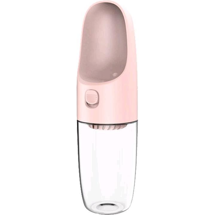 Dogness Reiseflasche D11 400ml (Pink) (Hund, Allgemein), Halsband + Leine