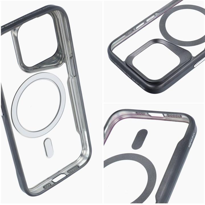 Immagine prodotto OEM Back panel cover ERGOFIT NEWZONE case compatible with MagSafe for IPHONE 15 PRO MAX black (Apple iPhone 15 Pro Max)