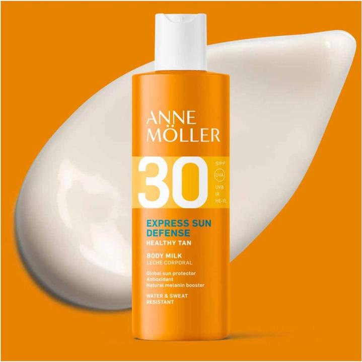 Actual product image Anne Möller EXPRESS body milk SPF30 175 ml (Suntan lotion, SPF 30, 175 ml)