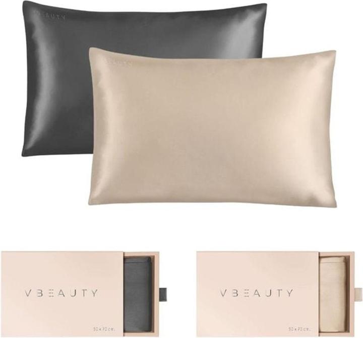 Immagine prodotto VBEAUTY Set di coppie di cuscini in seta (Copripiumino, 50 x 70 cm)