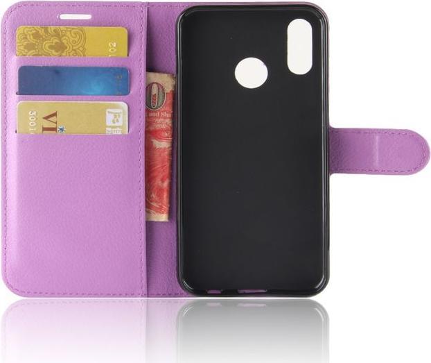 Actual product image MU Classic Litchi Leather Bookcover Series (Huawei Y7 (2019))