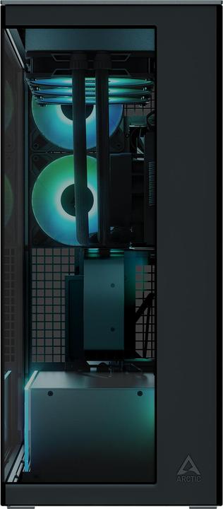 Produktbild Arctic Cooling PC-Gehäuse ACPCC00016A Black Tinted, Unterstützte (ATX)