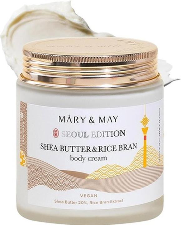 Mary&May Seoul Edition Shea Butter & Rice Bran Body Cream Korean Vegan (Körpercreme)