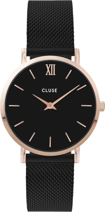 Immagine prodotto Cluse Minuit Mesh Rosé (Orologio da polso analogico, 33 mm)