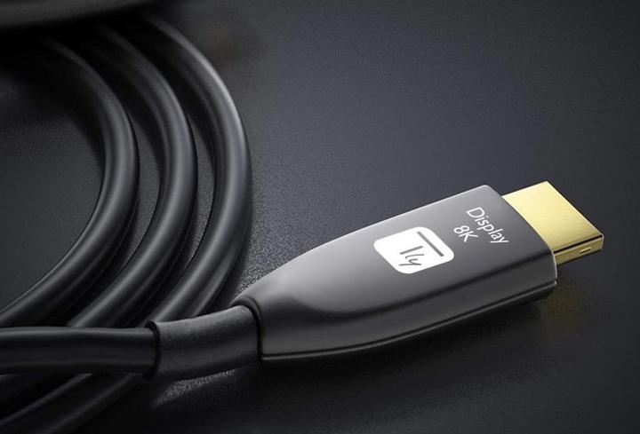 Image du produit Techly Câble à fibre optique HDMI 8K 60Hz AOC 10m (10 m)