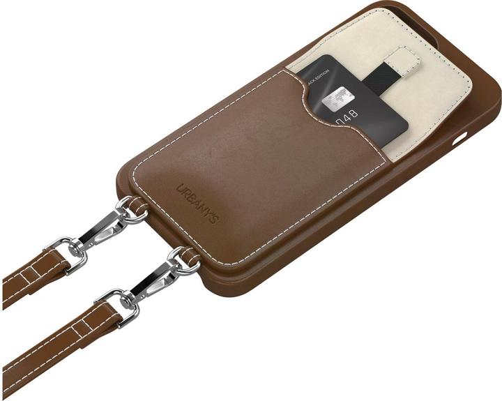 Produktbild Urbany's Necklace Case Handekette+ iPhone 15 Plus Espresso Martini