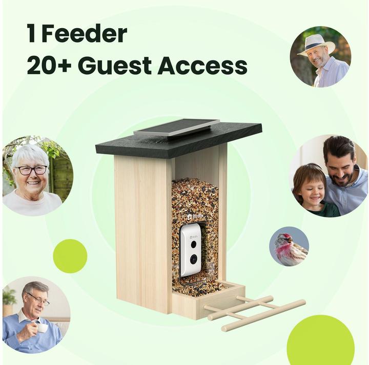 Produktbild Birdfy FSC Vogelfutterhaus mit AI-Kamera