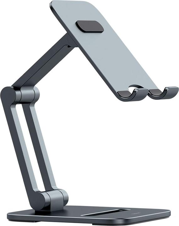 Actual product image Baseus Desktop Biaxial Foldable Metal Stand (for Phones) Grey