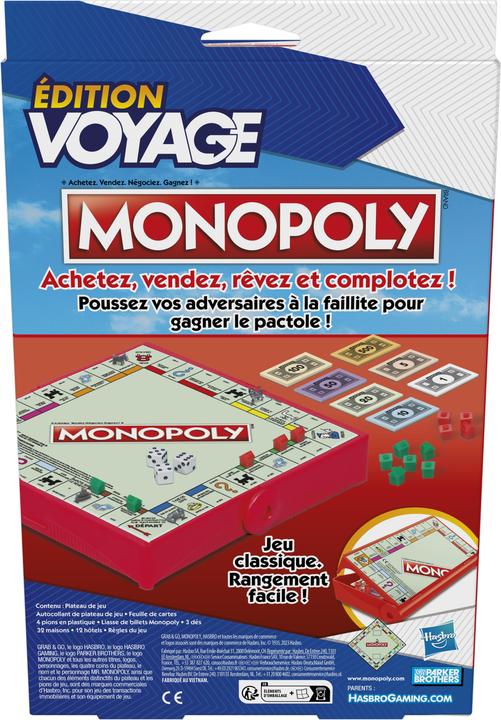 Actual product image Monopoly Jeu de Voyage (French)