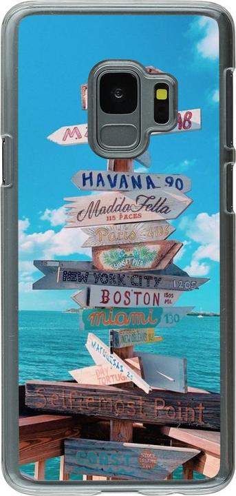Produktbild PhoneLook Hülle transparent Cool Cities Directions (Samsung Galaxy S9)