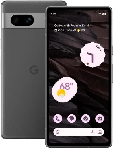Google Pixel 7a 7a (128 GB, Charcoal, 6.10", SIM + eSIM, 5G)