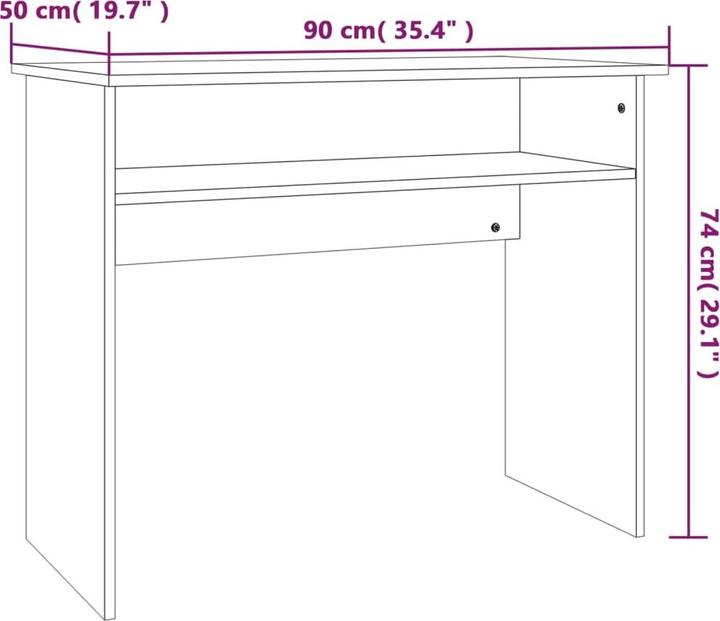 Actual product image vidaXL Osanne (90 x 50 x 74 cm)