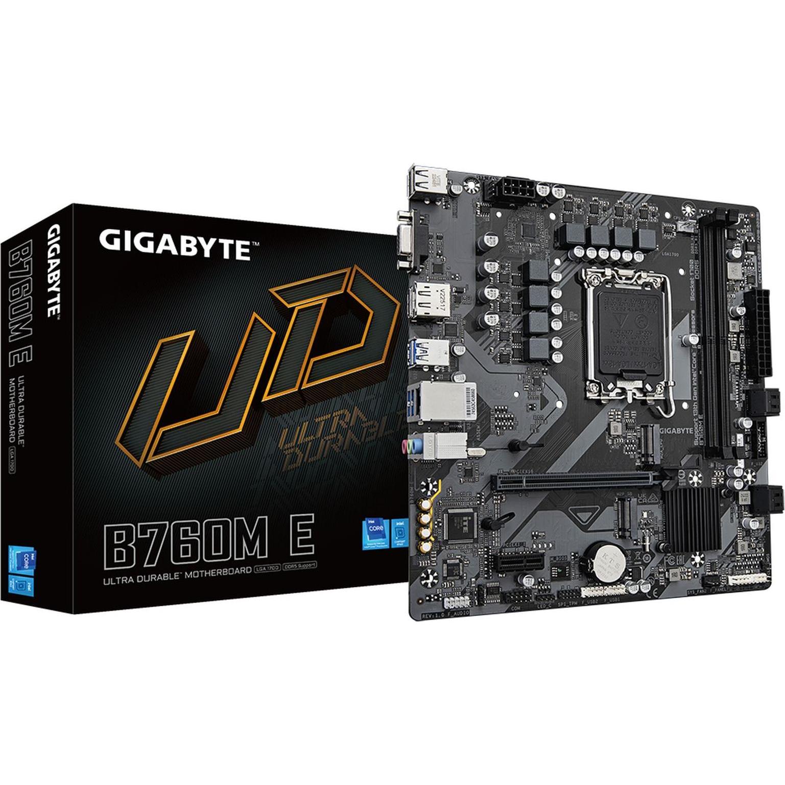 Gigabyte B760M E (LGA 1700, Intel B760, mATX), Mainboard