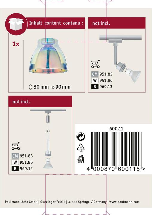 Actual product image Paulmann DecoSystems Umbrella Wolbi