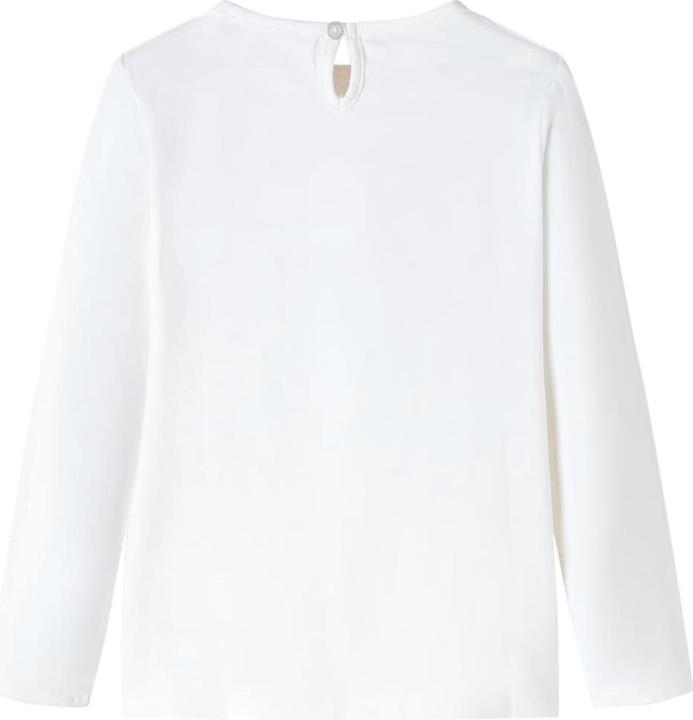 Produktbild VidaXL Kinder-Langarmshirt Ecru 116,Material: 95 % Baumwolle. 5 (116)