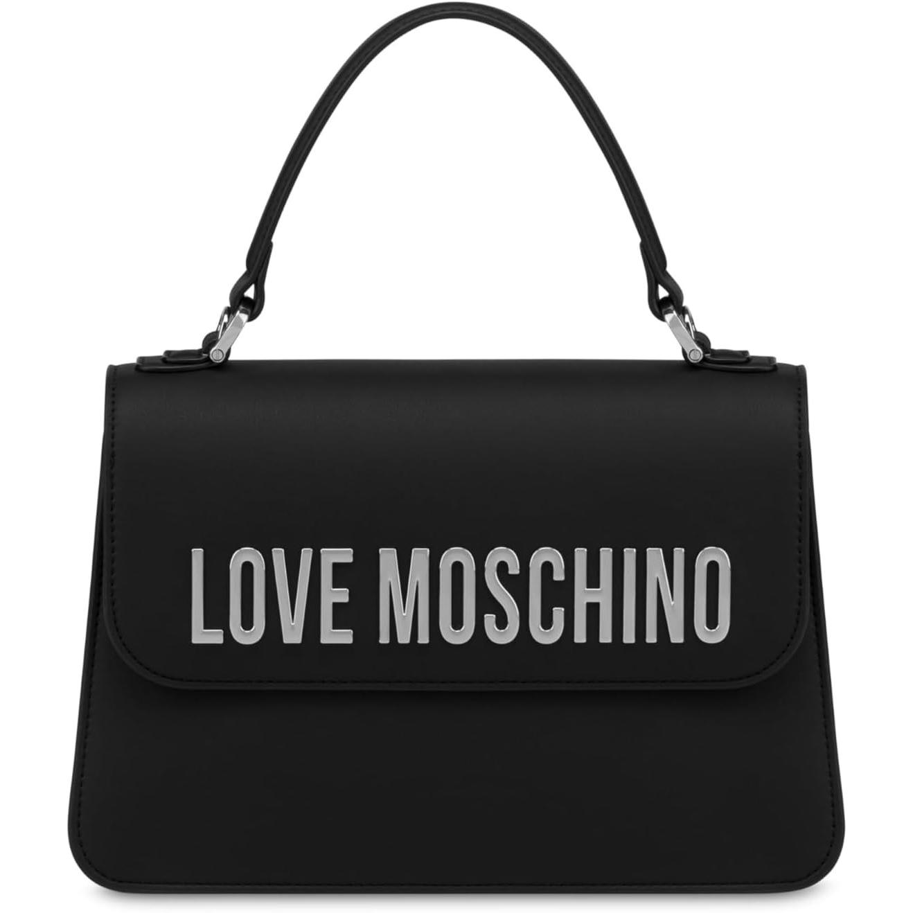 Love Moschino, Donne, Borsetta, Tas PU GRS GALV.NIKEL, Nero