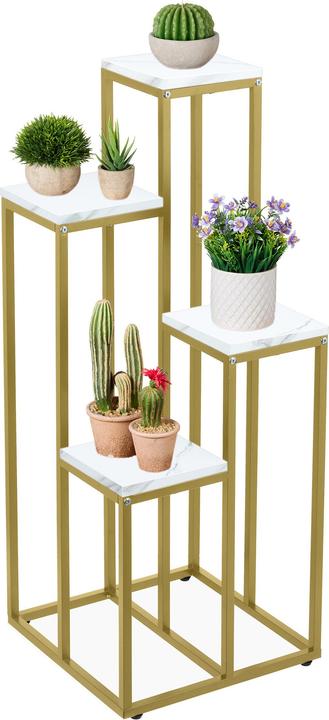 Image du produit Relaxdays Support pour plantes avec 4 étagères
