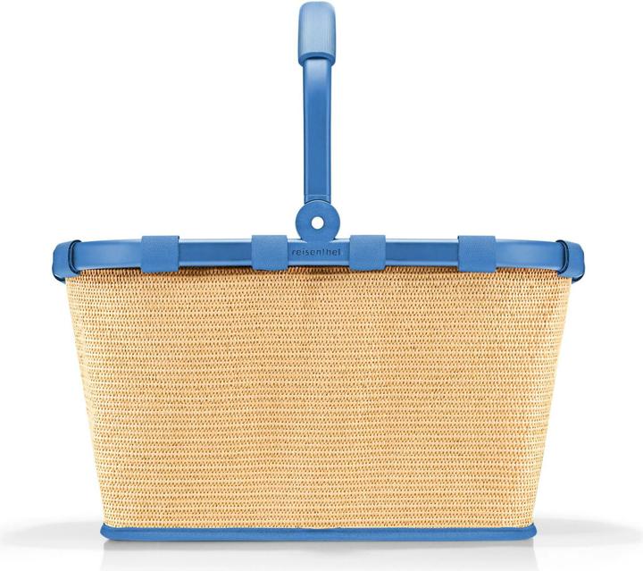 Produktbild reisenthel Einkaufskorb Carrybag Frame Raffia Blue