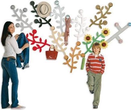 Image du produit Foppapedretti Porte-manteau mural 3 crochets Wenge