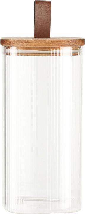 Actual product image Excellent Houseware 2er-Set Vorratsglas mit Akazienholzdeckel, 1500 ml (1.50 l)