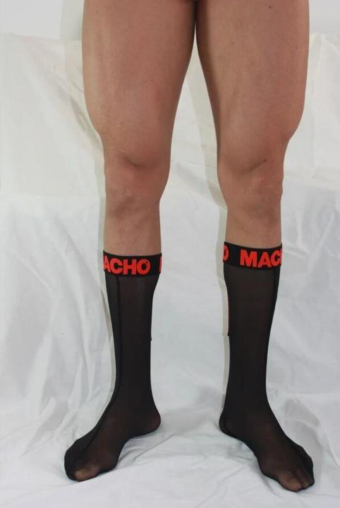 Immagine prodotto Macho Underwear Macho - Dãoenne Socken Einheitsgrã–Sse Schwarz/Rot (36, 38, 40, 42, 44)