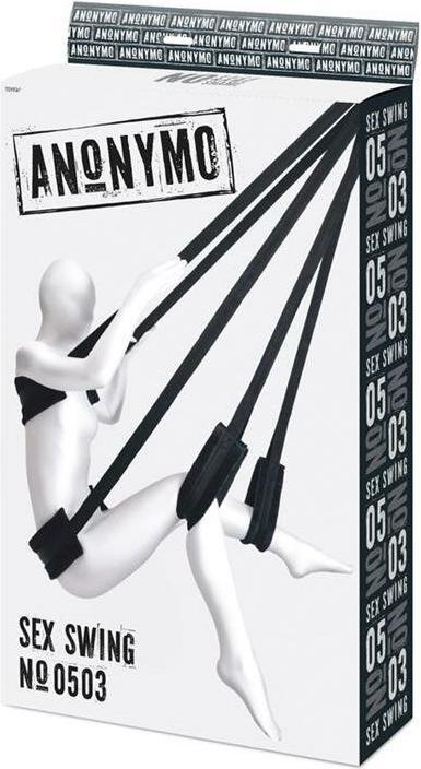 Produktbild Toyfa Anonymo Sexschaukel, Velours, schwarz