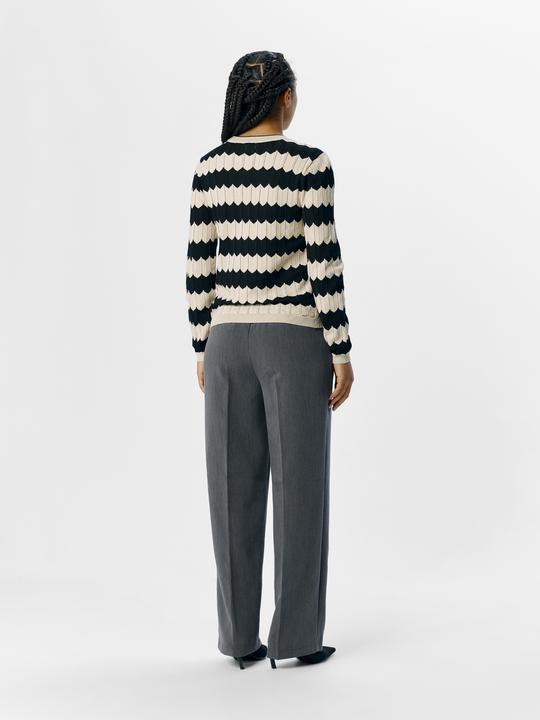 Image du produit Object Gestreifter Strickpullover (L)