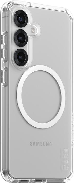 Actual product image PanzerGlass CARE by ® Flagship Case Transparent Urban Combat w. White Qi Compatible Samsung Galaxy S (Samsung Galaxy S25)