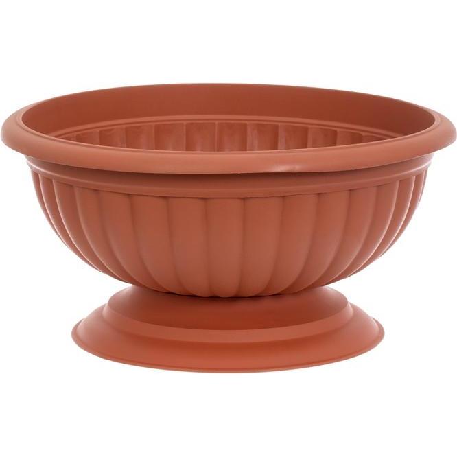‎Form Plastic, Vaso da fiori, PLASTIC FLOWERPOT GRACE + LEG D35.5 LIG (35.50 x 17.50 cm)