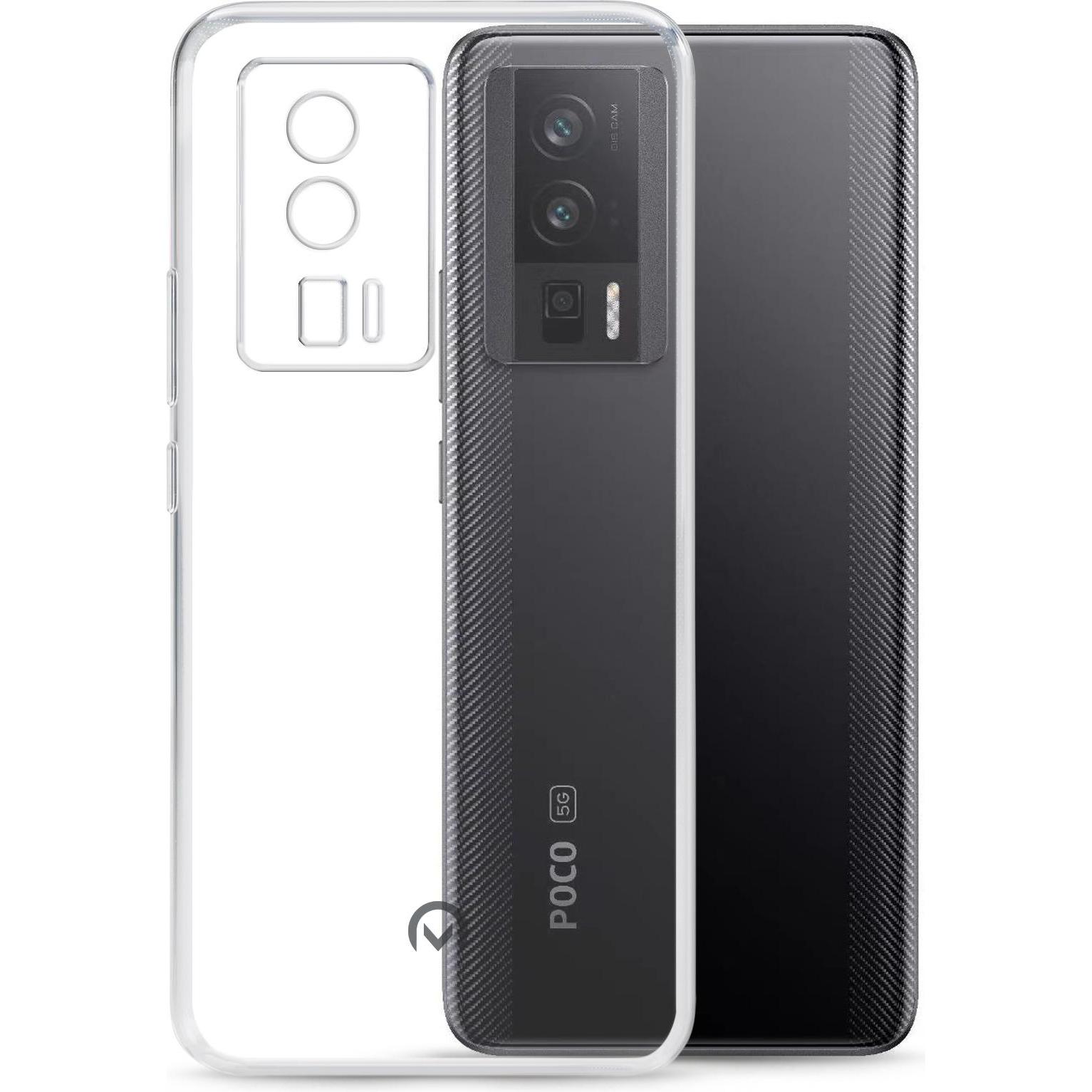 Mobilize Gelee-Hülle (Xiaomi Poco F5), Smartphone Hülle, Transparent
