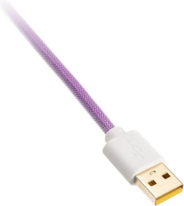 Produktbild Ducky Premicord Frozen Llama Spiralkabel, USB Typ C auf Typ A (1.80 m, USB 2.0)