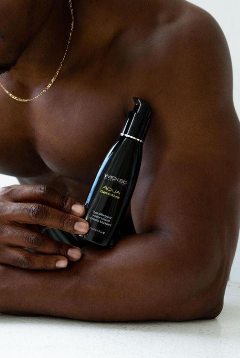 Actual product image Wicked Sensual Care Wicked Aqua Sensitive Unscent Lube 4oz (118 ml)