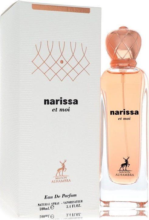 Actual product image Maison Alhambra Narissa Et Moi Eau De Parfum Spray 3.4 Ounce 100ml (Eau de parfum, 100 ml)