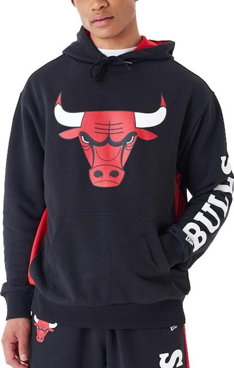 Immagine prodotto New Era Felpa con cappuccio oversize MESH PANEL Chicago Bulls (S)