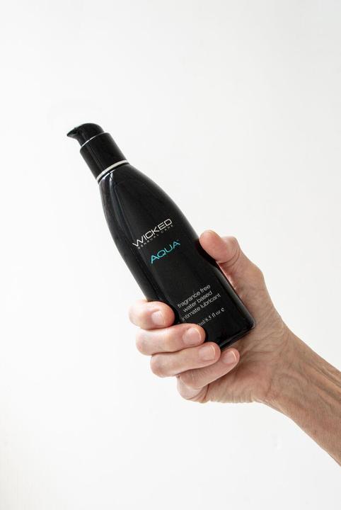Actual product image Wicked Sensual Care Wicked Aqua Unscented Lube 8.5oz (250 ml)