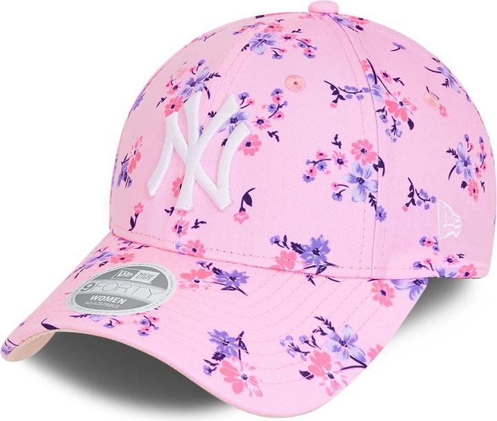 Actual product image New Era 9Forty Ladies Cap - Floral New York Yankees Pink