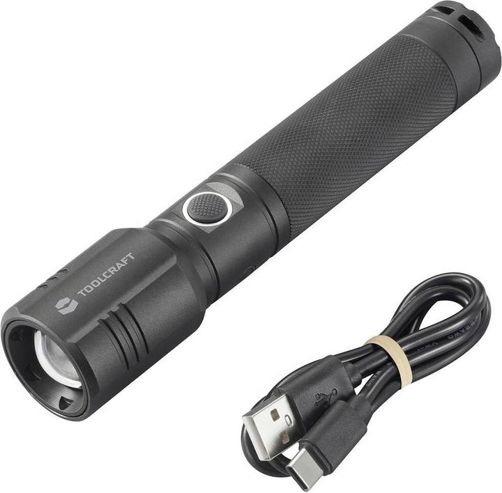 Image du produit Toolcraft Lampe de poche (16.35 cm, 1000 lm)